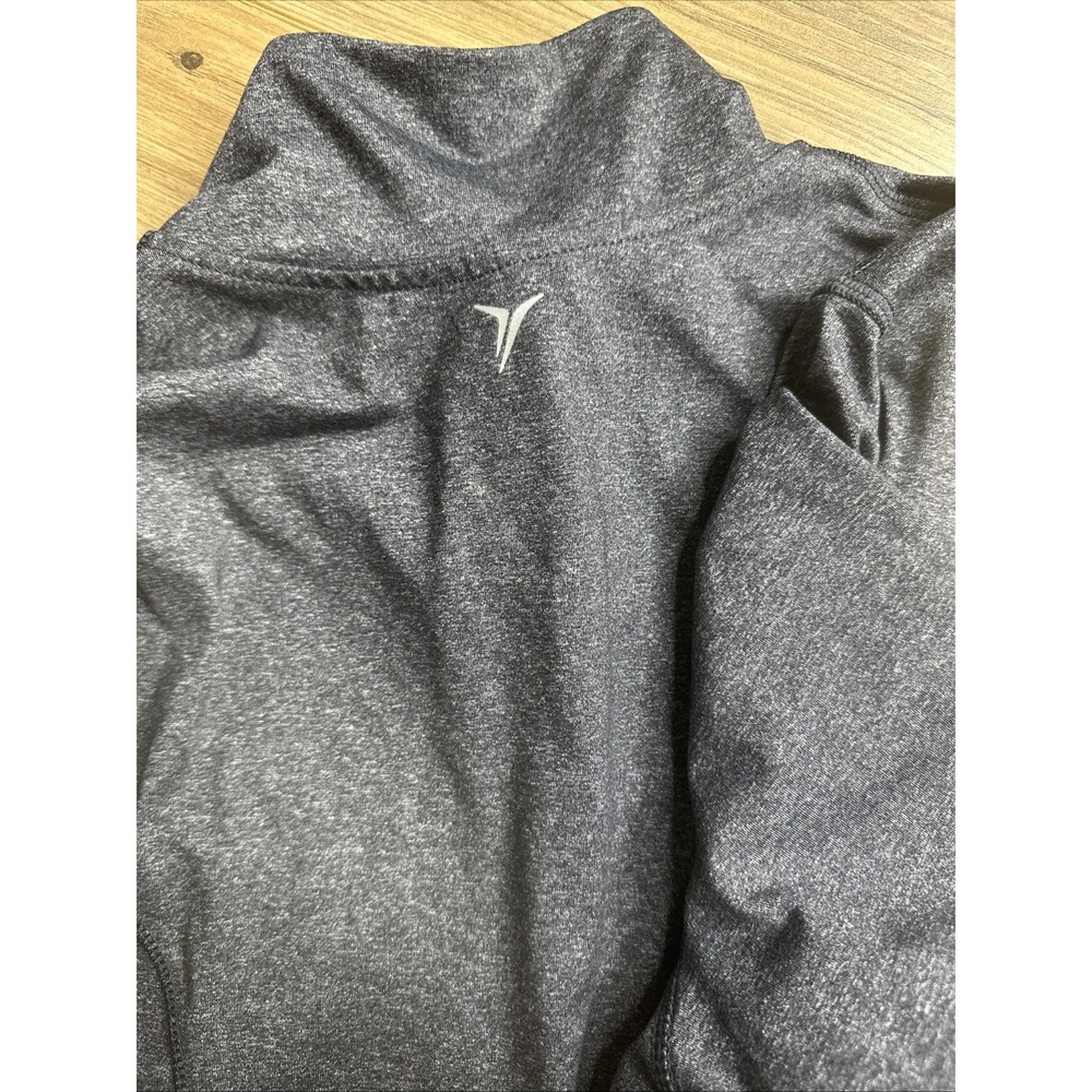 Oldnavy Active Women's Large Fitted Full zip Sweater Gray Turtle Neck - Picture 11 of 11
